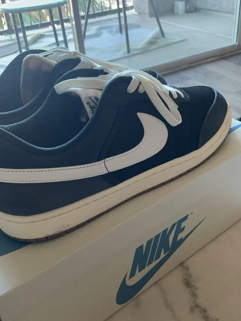 Jordan Men’s Black & White Low-Top Sneakers
